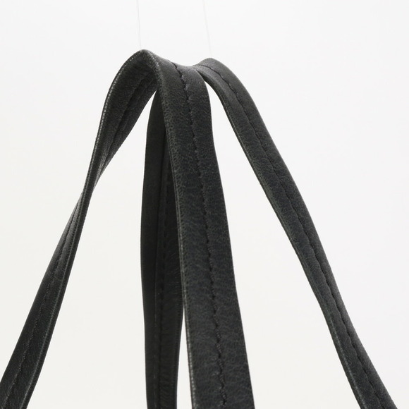 Celine Horizontal Hippo Black Orange Leather Tote Bag - Picture 5 of 14